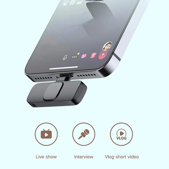 IMPORTED WIRELESS LAVALIER MICROPHONE AUDIO VIDEO RECORDING |š„50% OFF SALEš„