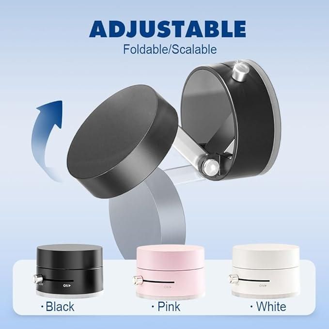 Vacuum Magnetic Suction Phone Holder – 360° Rotatable, Super Strong Grip