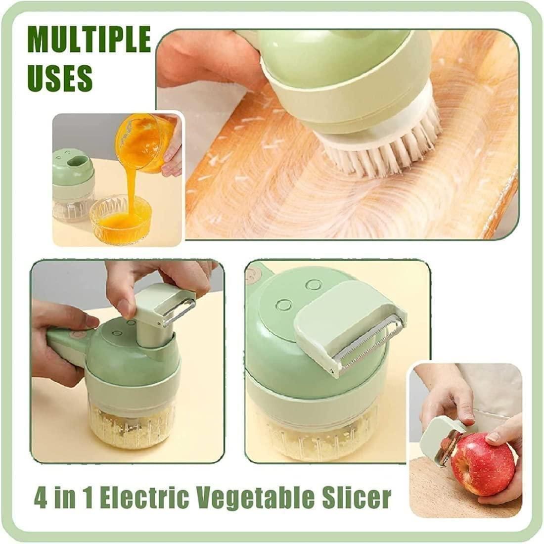 4 in 1 Portable Electric Vegetable Cutter Set |š„50% OFF SALEš„