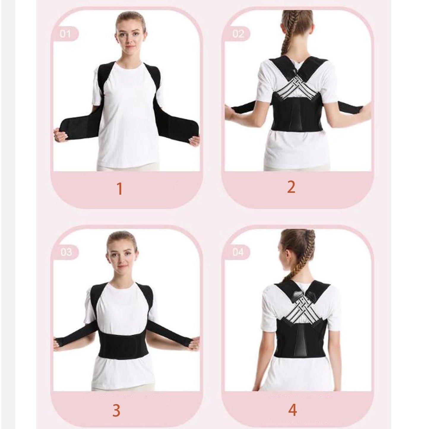 Adjustable Back Posture Corrector/ Slouching Relieve Pain Belt Women Men |🔥FLAT 50% OFF SALE🔥