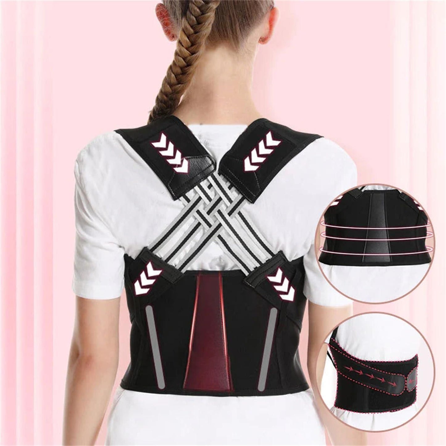Adjustable Back Posture Corrector/ Slouching Relieve Pain Belt Women Men |🔥FLAT 50% OFF SALE🔥