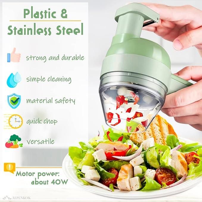 4 in 1 Portable Electric Vegetable Cutter Set |š„50% OFF SALEš„