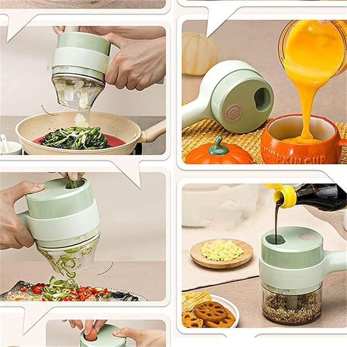 4 in 1 Portable Electric Vegetable Cutter Set |š„50% OFF SALEš„