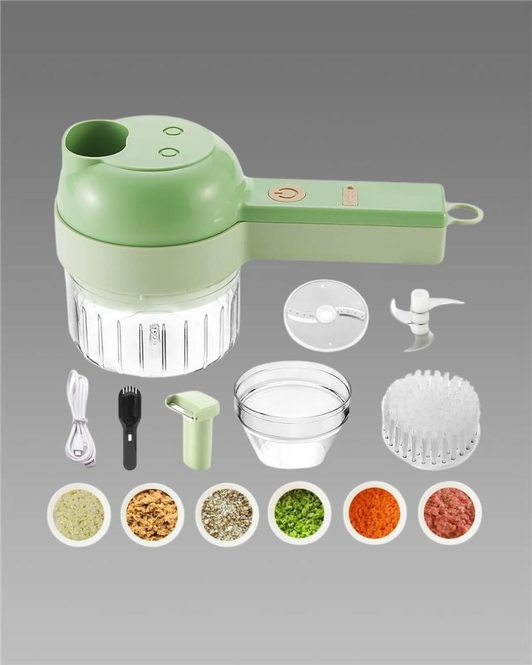 4 in 1 Portable Electric Vegetable Cutter Set |š„50% OFF SALEš„