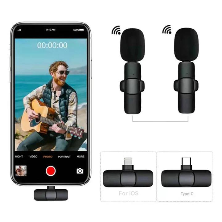IMPORTED WIRELESS LAVALIER MICROPHONE AUDIO VIDEO RECORDING |š„50% OFF SALEš„