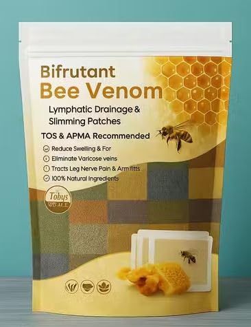 Bee Venom Lymphatic Daiamage & Sliming Patches (10 Patches) |🔥50% OFF SALE🔥|
