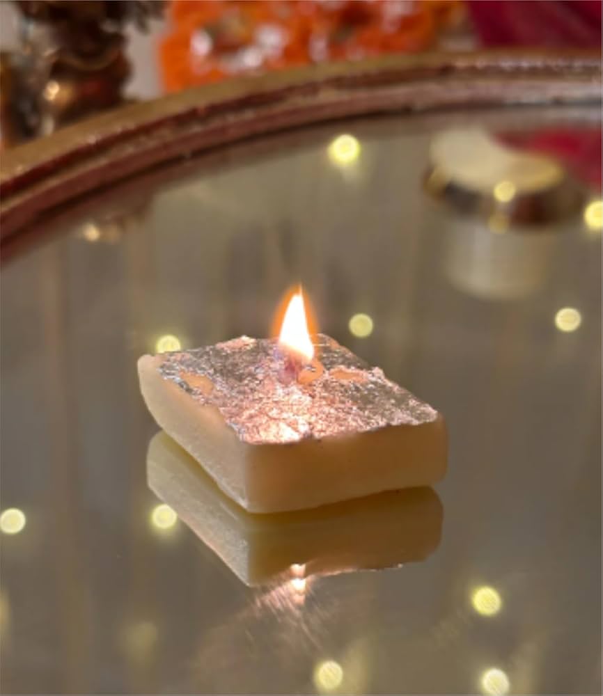 Kaju Katli Candle Pack of 12