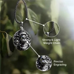 Hanuman Ji Pendant Oxodaised Silver Chain | Spiritual Protection & Strength