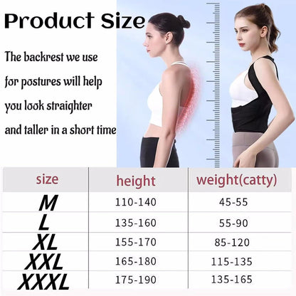 Adjustable Back Posture Corrector/ Slouching Relieve Pain Belt Women Men |🔥FLAT 50% OFF SALE🔥