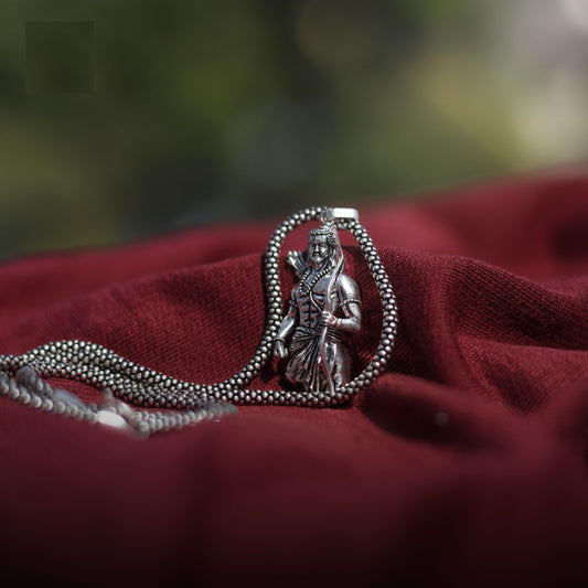 Lord Ram Pendant With Chain | Symbol of Faith & Strength