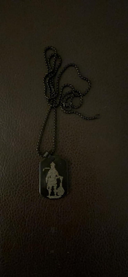 Hanuman Portrait Chalisa Pendant With Chain