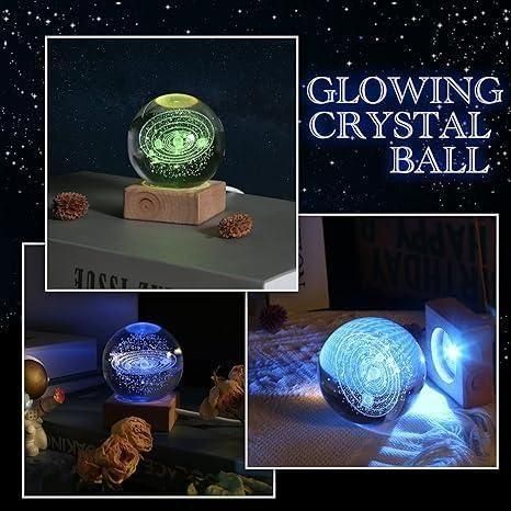 3D Crystal Lamp Ball(Assorted Design) | 🔥FLAT 50% OFF SALE🔥