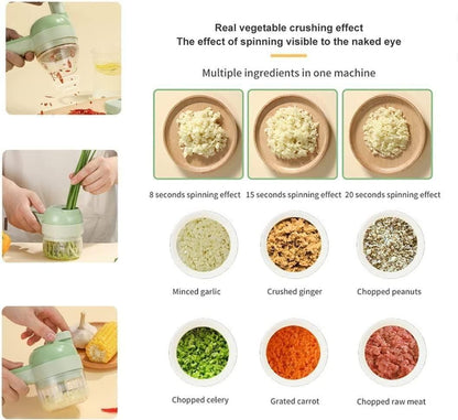 4 in 1 Portable Electric Vegetable Cutter Set |🔥50% OFF SALE🔥