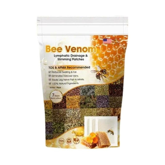 Bee Venom Lymphatic Daiamage & Sliming Patches (10 Patches) |🔥50% OFF SALE🔥|